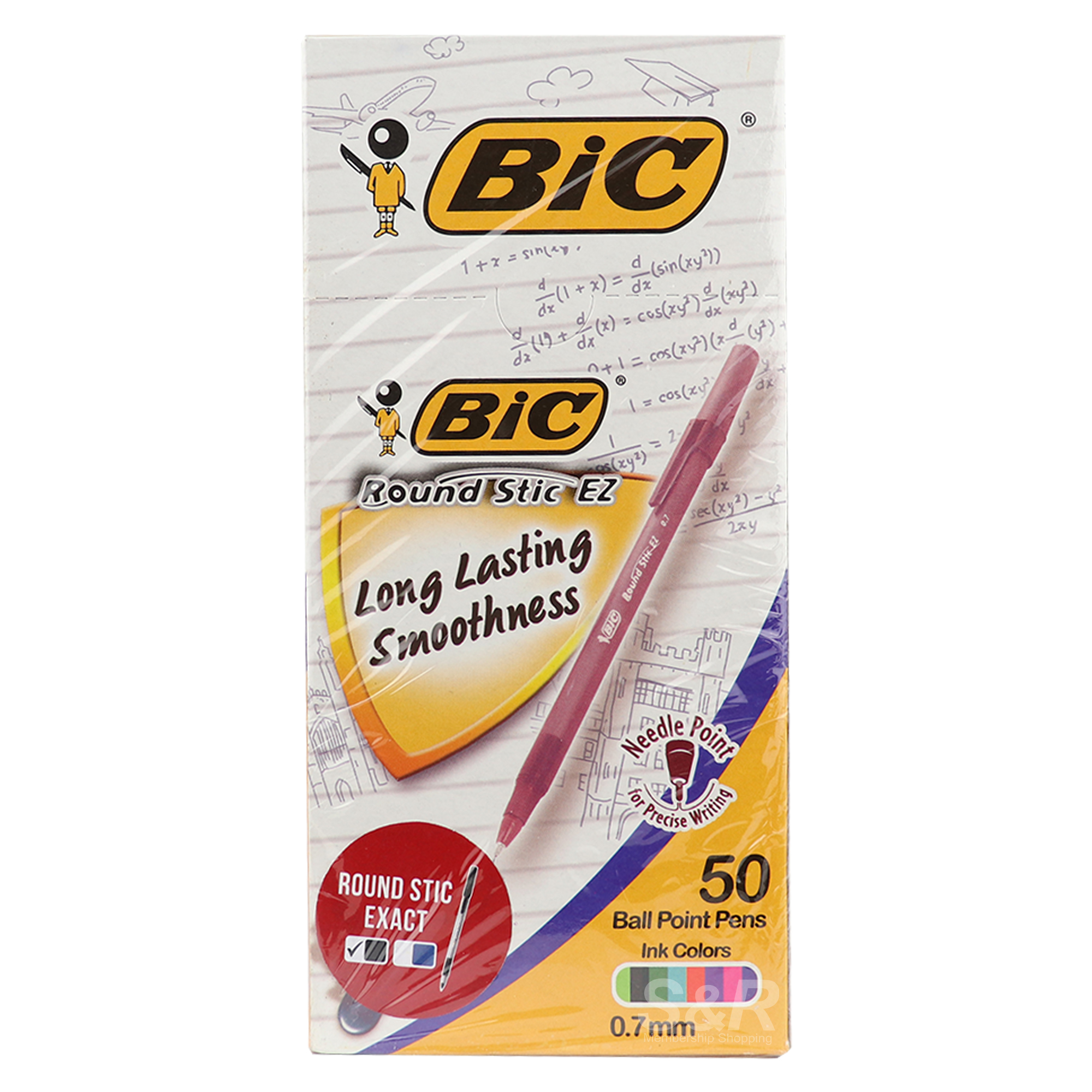 BIC Round Stic EZ 50 Black Ball Point Pens BIC Round Stic EZ 50 Black Ball Point Pens
